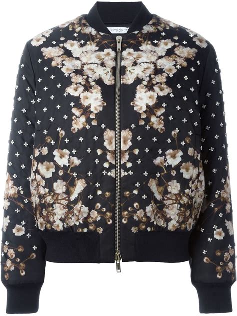 givenchy floral bomber|Givenchy Bomber And Track Jackets for Women .